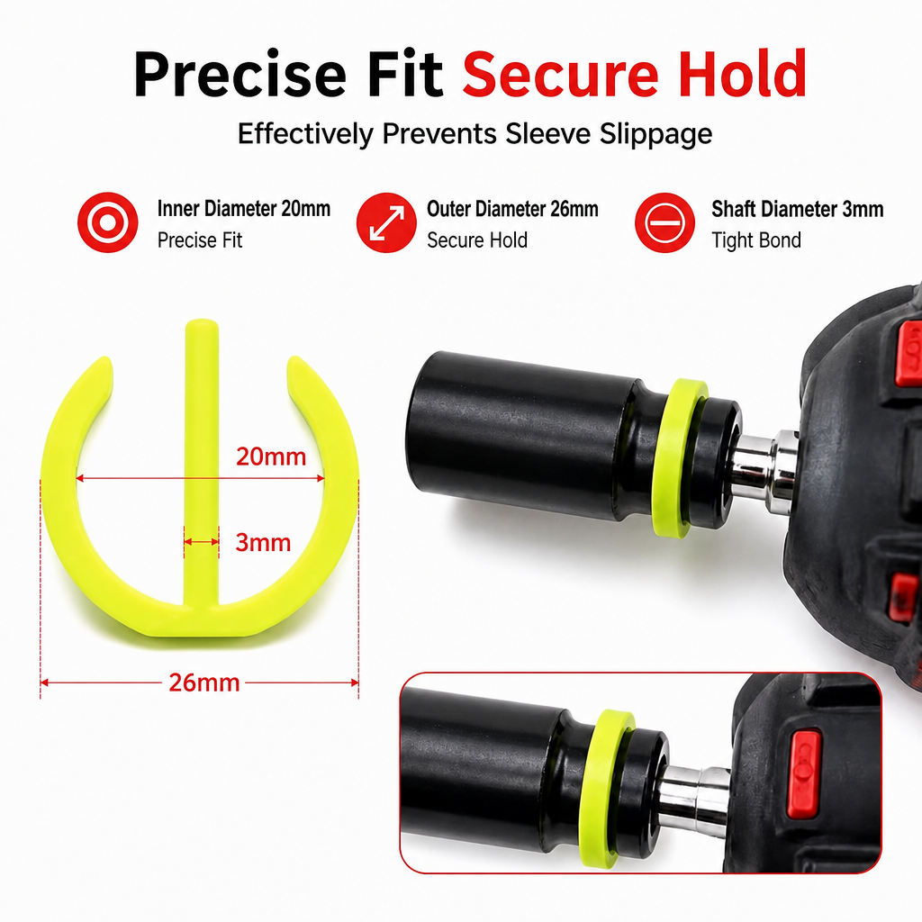 Quick Installation Electric Wrench Socket Retaining Clips