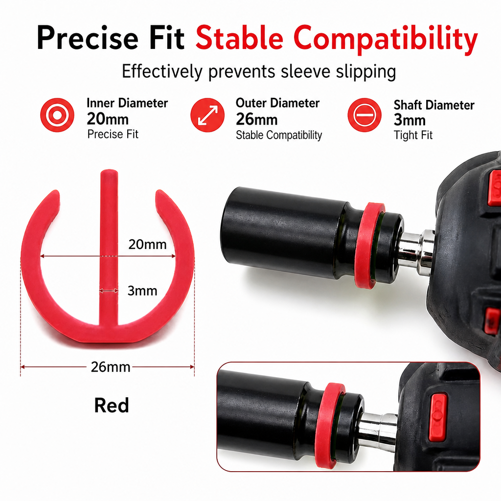 Quick Installation Electric Wrench Socket Retaining Clips