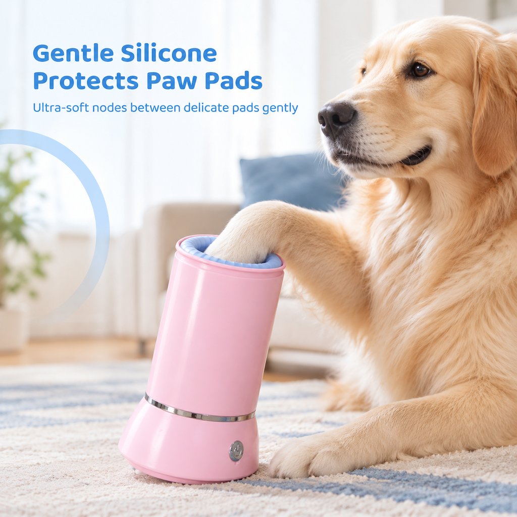 Automatic Electric Paw Cleaner for Dogs and Cats