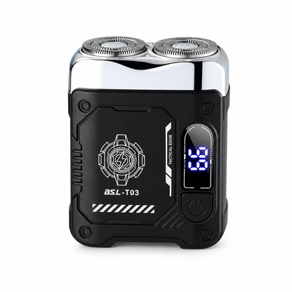 Shave Smooth On The Go Instantly! Pocket Dual-Head Electric Shaver