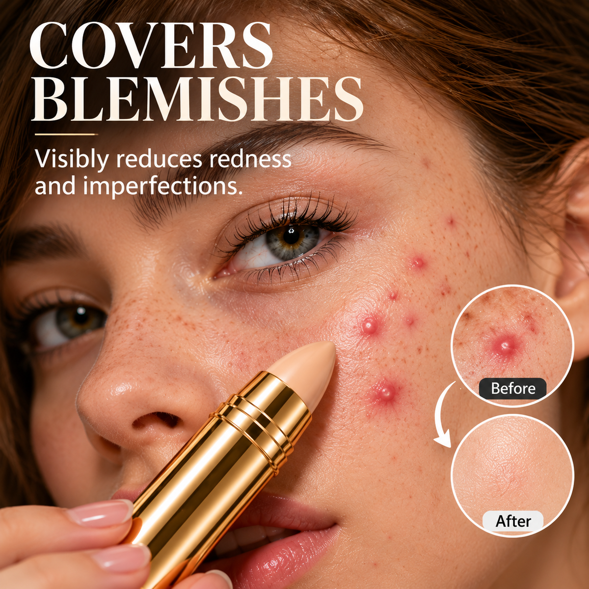 🎨 3-in-1 Concealer Stick | Cover, Brighten & Define