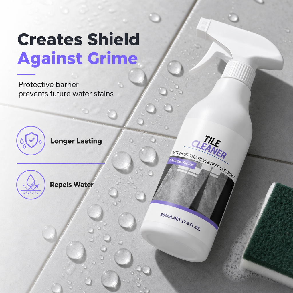 🧼 Tile Cleaner & Limescale Remover – Bathroom Grime and Hard Water Stain Cleaner