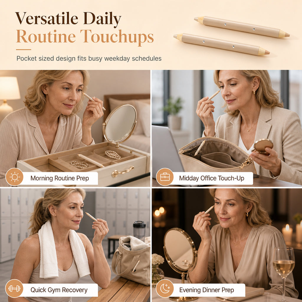 💄 Dual-Ended Cream Concealer Pencil – Smooth Application & Targeted Coverage