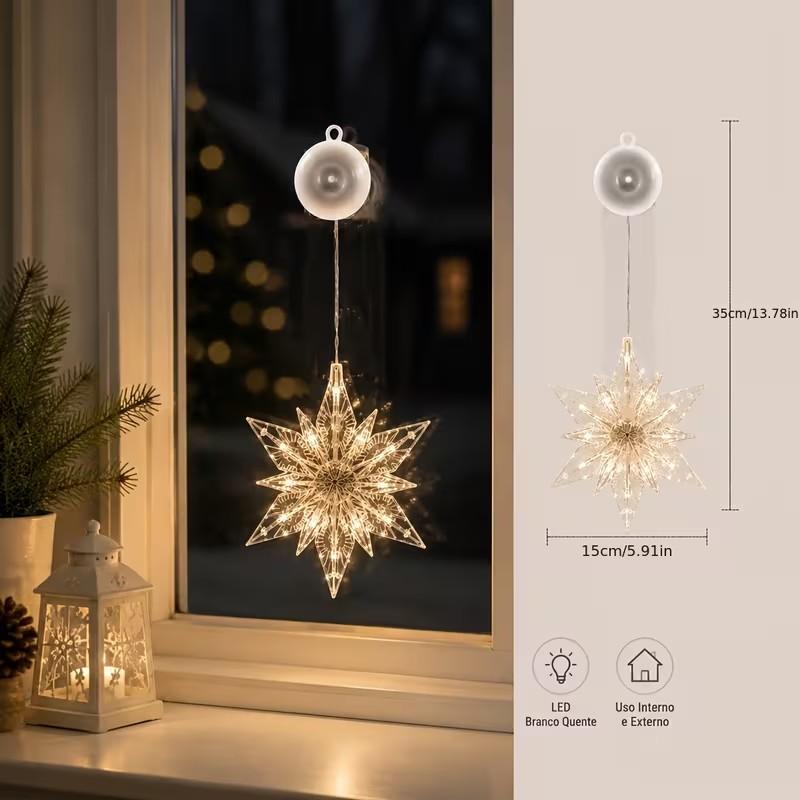 🎄 50% OFF! ✨ DIY Christmas Suction Window Lights – No drill, battery & reusable ✨
