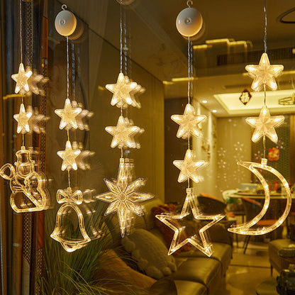 🎄 50% OFF! ✨ DIY Christmas Suction Window Lights – No drill, battery & reusable ✨