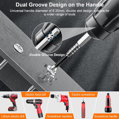 12-Piece Magnetic Impact Screwdriver Bit Set - image 6