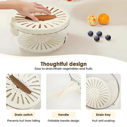 🔥 HOT SALE 🔥 3 in 1 Kitchen Colanders Bowl ✨