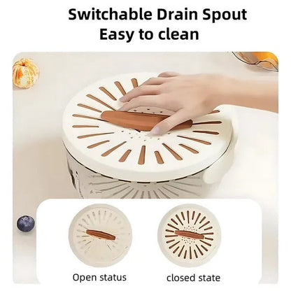 🔥 HOT SALE 🔥 3 in 1 Kitchen Colanders Bowl ✨