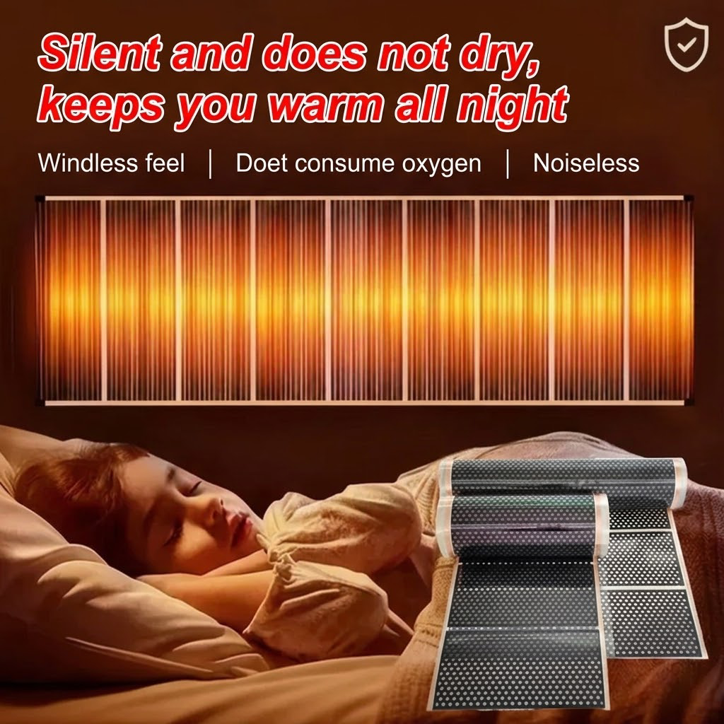 Quiet wall heater in modern room
