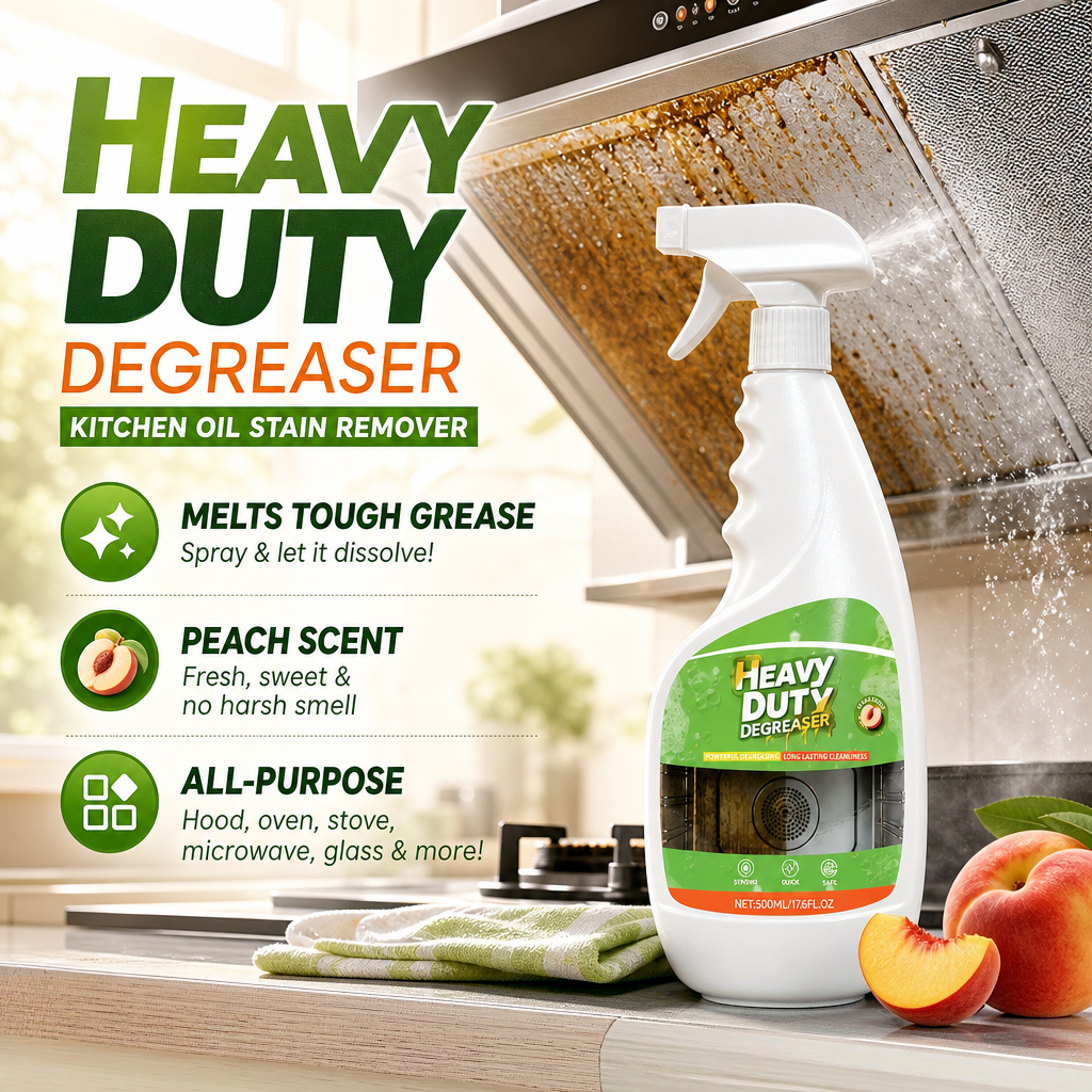 ✨💞50K+ SOLD!🏆Heavy Duty Kitchen Degreaser Spray