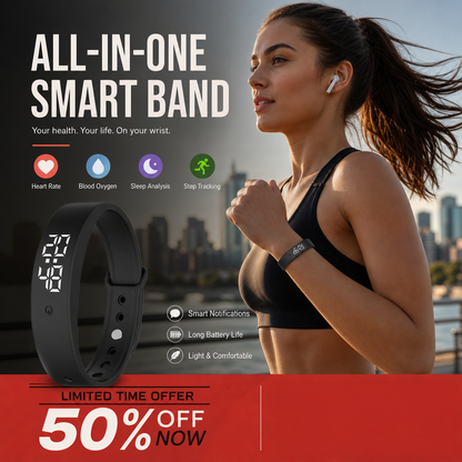 ⌚ 2026 Sale — Over 27100 Sold!✨Smart Sensor Bracelet – All-Day Health Tracking 💓