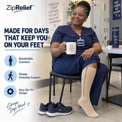 All-Day Leg Support Compression Socks – 2 Pairs
